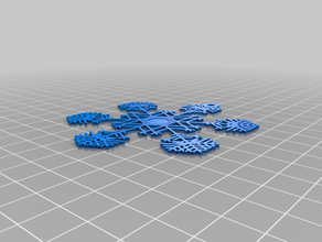 2019 snowflake lydiam customized 3d print model - Mito3D