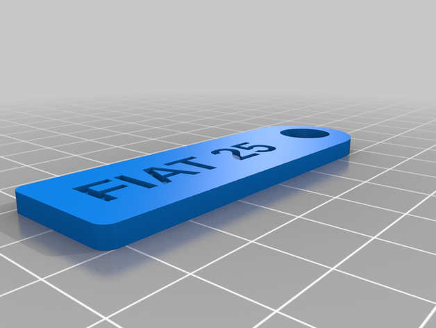 fiat 25 personalizado 3D print model - Mito3D