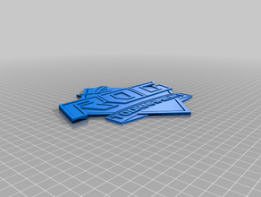 rog-logotipo - asus republic jogadores 3d print model - Mito3D
