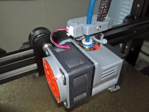 soporte tubo de ptfe cable y conector para los fans ender 3 3d print model - Mito3D