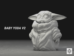 baby yoda, obwohl wir wissen, es ist nicht baby-yoda Niedlich starwars themandolorian yoda 3d print model - Mito3D