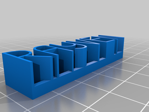 meu personalizados 3rayvend placa com o nome personalizado 3d print model - Mito3D