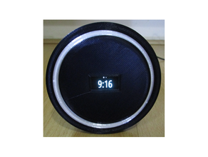 neopixel mqtt alarm clock buzzer rtc temperature humidity pressure sensor 3d print model - Mito3D