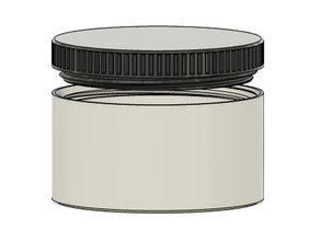 sugar jar cooking utensil lid storage bowl 3d print model - Mito3D