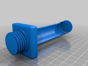 kompakte stubby Füller filament holder guide ender 3 3d print model - Mito3D