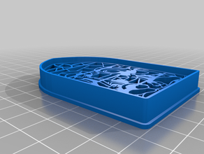 stain glass cookie cutter 3d print model - Mito3D