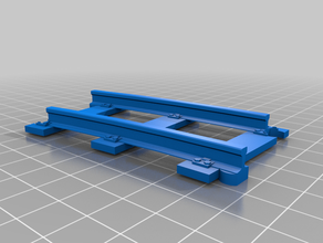 mi personalizados paramétrico os-vías del tren de la curva personalizado 3d print model - Mito3D