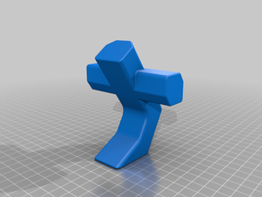 tilted crossifix 3d print model - Mito3D