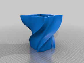 sinuoso estranho vaso de planta 3d print model - Mito3D