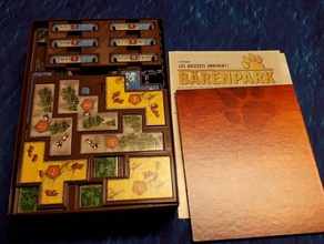 barenpark + Erweiterung bad news bears insert organizer trägt Brettspiel boardgames Brett-Spiel grizzly 3d print model - Mito3D