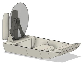 rc palude barca 3d print model - Mito3D
