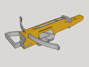 zig zag revolver cross bow v10 impression 3d kit arc 3d print model - Mito3D