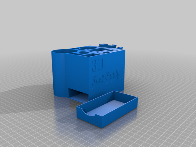 Herramientas 3d caddy soporte de la herramienta 3D print model - Mito3D