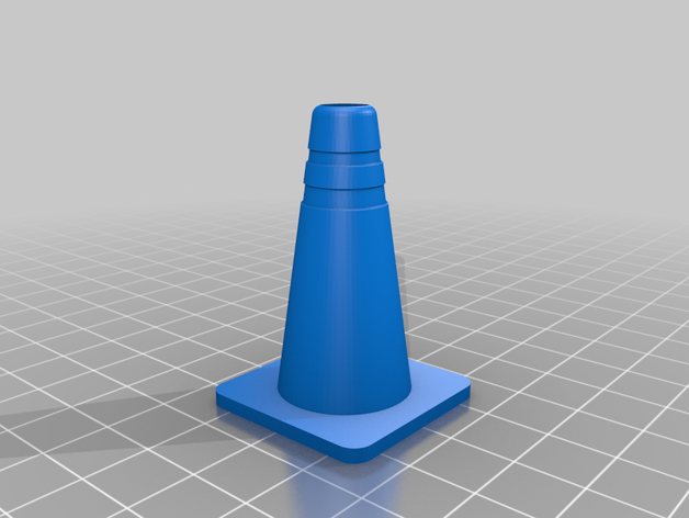 cone de trânsito 3D print model - Mito3D