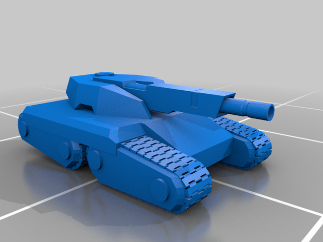 predator tank c&c scifi 3D print model - Mito3D
