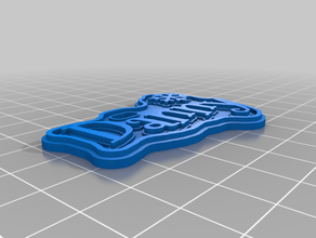 danny gift tag customized 3d print model - Mito3D