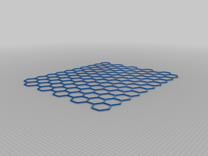 test 35r 10w 10l sp1 h4 honeycomb-pattern-generator kundengebundene 3d print model - Mito3D