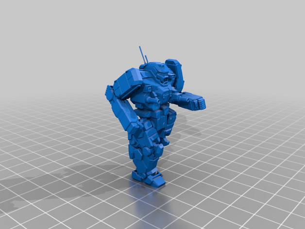 banshee bnc-3mr battlemech battletech mechwarrior mwo 3D print model - Mito3D