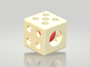 hollow dice ball inside 3dprintable chinese toy 3d print model - Mito3D
