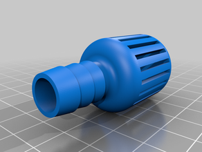 aquarium hose holder + filter 3d print model - Mito3D