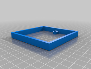 1-gang patress box spacer 3d print model - Mito3D