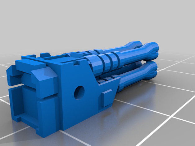 quad tourelle laser revell - 06694 kit facile falcon faucon millenium yt-1300 3D print model - Mito3D