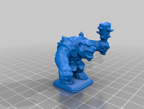 heroquest polar warbear expansion miniature rpg tabletop gaming frozen horror 3d print model - Mito3D