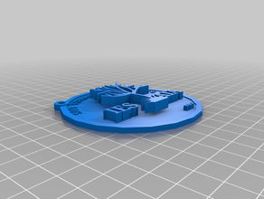 llavero s gaia 3d print model - Mito3D
