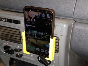 car holder smartphone 3d print model - Mito3D