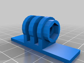 virb flat mount 3d print model - Mito3D