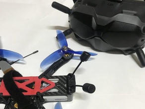 alien rr5 dji fpv airunit mount drone drones racing 3d print model - Mito3D