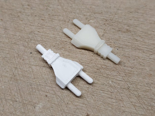 plug 220 voltage 3D print model - Mito3D