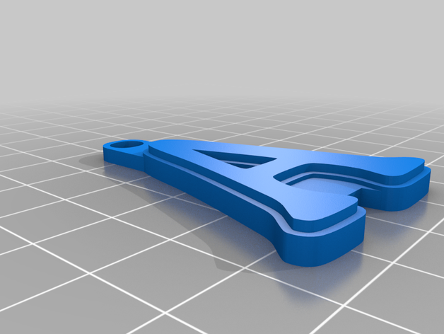 de la letra personalizado 3D print model - Mito3D