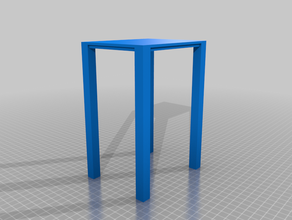 my customized miniature table customizer 3d print model - Mito3D