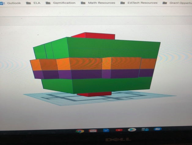 3d 20ft radius rpg template 3D print model - Mito3D