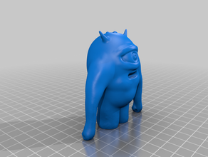 tek gözlü canavar yaratık göz canavarlar heykel zbrush 3d print model - Mito3D