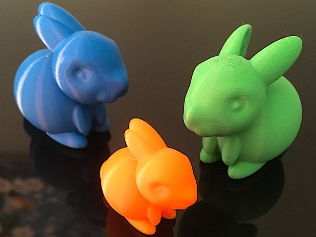 baby bunny buddy animal animals cute figurines rabbit 3D print model - Mito3D