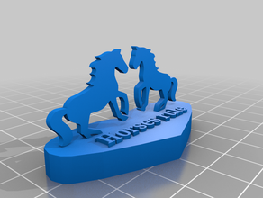 copy sculpture horses 3d print model - Mito3D