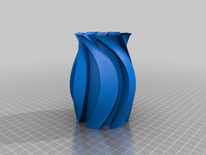 vase 33 container Bleistift-Halter spiral 3d print model - Mito3D