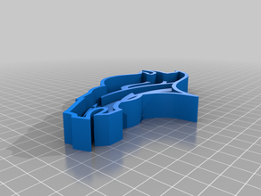 denver bronco cortador de galletas refinado 3d print model - Mito3D