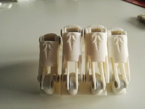 bionic dedo dedos mão printable próteses 3d print model - Mito3D