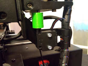 anycubic i3 filament sensor mount loom strain relief any cubic mega mod modification 3d print model - Mito3D