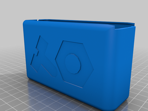 te pocket operator hard case logo slit hanger 3d print model - Mito3D