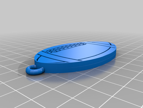 football keychain 3d print model - Mito3D