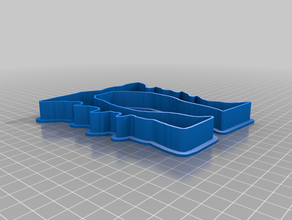 oblivion cookie cutter test v1 customized 3d print model - Mito3D