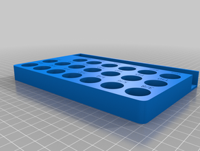 socket ratchet tray 3d print model - Mito3D