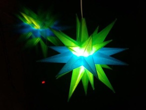 weihnachtsstern moravia stelle weihnachten weihnachtsschmuck di natale decorazioni 3d print model - Mito3D