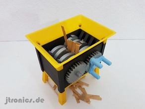 mini shredder v9 compost paper 3d print model - Mito3D