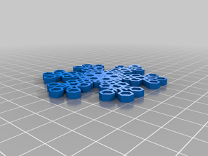 meine individuelle Schneeflocke Maschine kundengebundene 3d print model - Mito3D