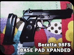 beretta 98fs base pad xpanded 9x21 magazine 3d print model - Mito3D